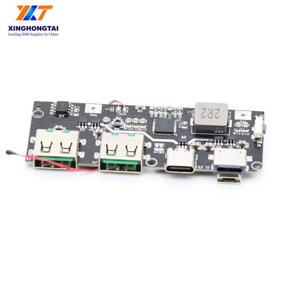 China Carregamento rápido 22.5W Banco de energia placa de PCB 5 Portos Bidireccional Mobile Power Module placa de circuito suporte QC4 + PD3.0 à venda