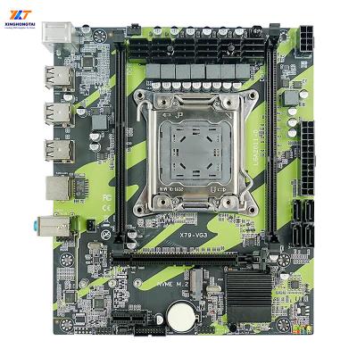 China placa-mãe de computador X79 H61 placa-mãe de desktop Chipset Dual canal DDR3 Xeon LGA2011 M.2 M-ATX pc à venda