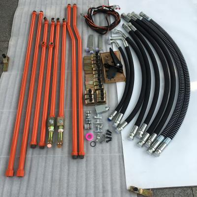 China Excavator Spare Parts ZAX450--7 Excavator Hydraulic Breaker Oil Pipeline Kit Hammer Pipes Adapter Pipe for sale