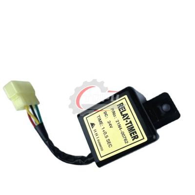 China Excavator Spare Parts Excavator Timer Relay 21N4-00762 For Hyundai Excavator R210-7 R220-7 24V for sale