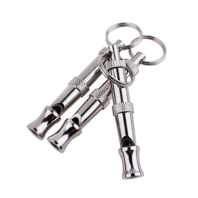 China High Quality Professional Adjustable Dog Sound Level Stainless Steel Dog Training Whistle for sale