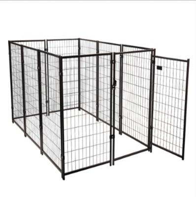 China CLASSICS Hot Sale Outdoor Galvanized Steel Dog Fence House Wire Mesh Dog Cage Dog Run Large for sale