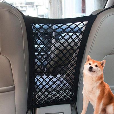 China Universal Dogs Pet Fence Dog Car Net Barrier with Automotive Safety Mesh Organizer Easy Install Driving Safely with Children and Pets for sale