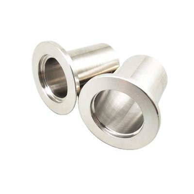 China Stainless Steel KF Half Flange Stainless Steel KF16 KF25 KF40 KF50 Nipple for Vacuum Fitting and Vacuum Flange for sale