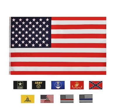 China FLYING 100% Polyester 3x5 Feet Printed American Flag High Quality Country Flag for sale