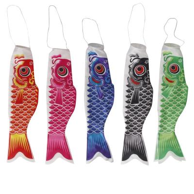 China Home Hanging Japanese Fish Flags Anime Koi Nobori Sailfish Wind Streamer Flag Fish Carp Outdoor FLYWHEEL for sale