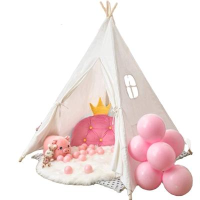 China Trigone Ground Nail Kids Baby Dollhouse Indian Teepee Tent/Tall V-type Toy Tents Indoor Outdoor Indian Kids Tepee Play Tents Kids Tents for sale