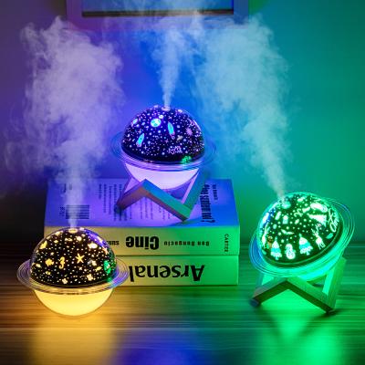 China 2021 Ultrasonic Christmas Aromatherapy Moon Air Humidifier Usb Diffuser Home Office 160ml Car With Night Light for sale