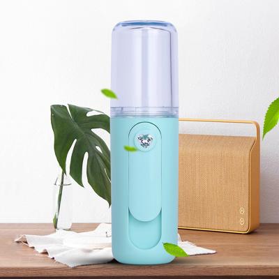 China Portable Handheld Cool Spray Mini Skin Care Fogger Travel Humidifier Mist Water Vapor Beauty Nano Humidifier Spray for sale