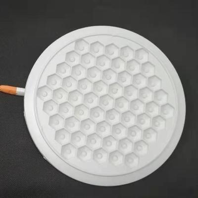 China High Light Efficiency Indoor Round Recessed Mounting Panel Cut Hole Height Adjustable Round Ceiling Light for sale