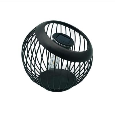 China Solar Garden Lantern Light New LANDSCAPE Metal Wire Table Light Garden Lamp Decoration Outdoor Solar Solar Metal Garden Lamp Light for sale