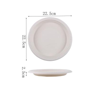 China BPA FREE Wholesale Household 9' Biodegradable Disposable Dish Tray for sale