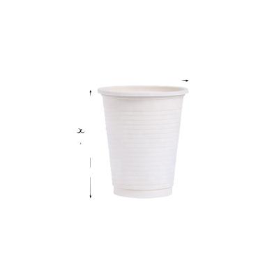 China Disposable promotional cornstarch 6 ounce 190ml hot and cold water cup for sale