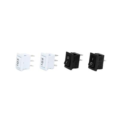 China 2Position 3A 250vac Mini Electrical Boat Switch RS601H Rocker Switch On-Off On-Off Rocker Switch for sale