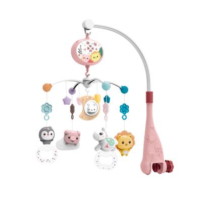 China Toy Hot Sale Baby Bed Mobile Phone Rattle Toy Bed Bell Carousel Crib Projection Soft Toy for sale