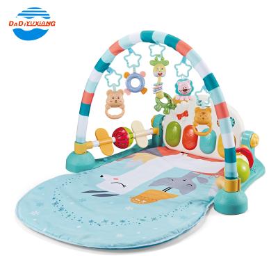 China Toy DADI OEM&ODM Educational Infant Keyboard Kick Piano Play Mat Baby Mat Piano Gym 2022 Game for sale