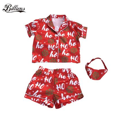 China QUICK DRY drop shipping 2021 Christmas sleepwear set HOHO sleepwear designer pajamas sets loungewear women silk pajamas for sale