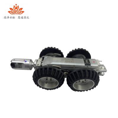 China Waterproof/Waterproof Tilt Pan and Sewer Duct Inspection Camera Robot with Manual Lift S100 for sale