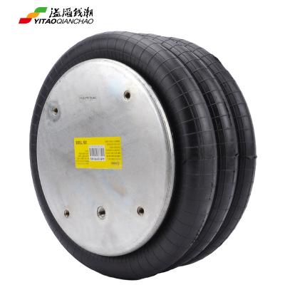 China Complicated Trailer Air Spring Air Spring S-13157 W01-358-7808 Triple Air Spring For Hendrickson Trailer for sale