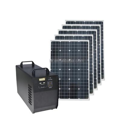 China 500W 300Ah Offgrid Home Smart Home System Set Solar Lighting Kit for sale