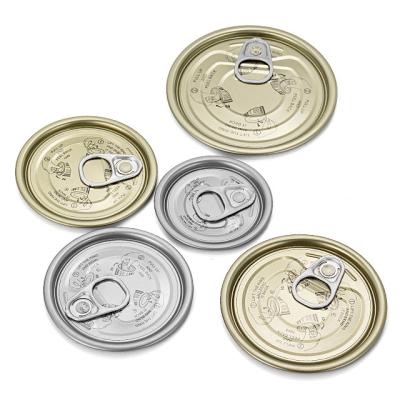 China Non-Refillable Factory Direct Easy To Open And Peel Off Circular End Pull Ring Box Lid for sale