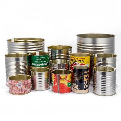 China High quality&seafood wholesale metal food tin box,food manufacturers vegetables and fruits for canned food packaging for sale