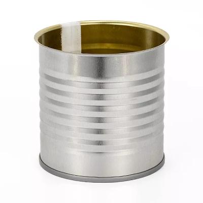 China Custom Round Food Tin Cans Empty High Quality Wholesale Metal Food Safe for sale