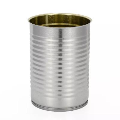 China High Quality Food Wholesale Food Safe Round Metal Tin Containers Wholesale With Lid for sale