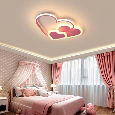 China Functions Decor Home Lighting Led Light Modern Lamp Ceiling Panel Creative Decorative Heart Shape For Kids Room for sale