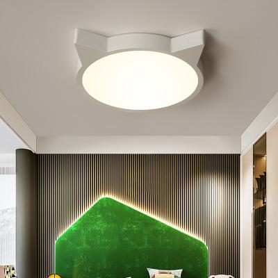 China Lighting Functions Wholesale Cartoon Cat Children's Room Ceiling Lamp Modern Baby Indoor Ceiling Light for sale