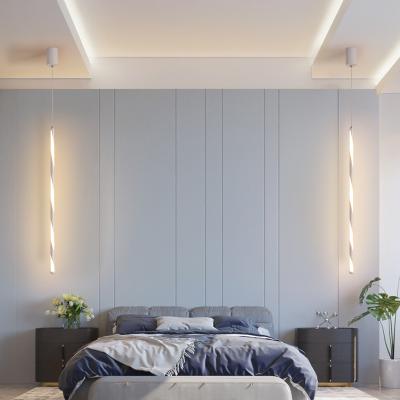 China Lighting Works Modern Bedside Chandelier Pendant Lights Dining Room Bedroom LED Hanging Chandelier Lighting LED Light Fixture Hang Lamp for sale