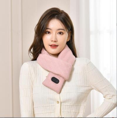 China 2022 New Design Fashional Heater Men Women Winter USB Rechargeable Heating Neck Scarf Electric Heated Belly Heated Electric Sc for sale