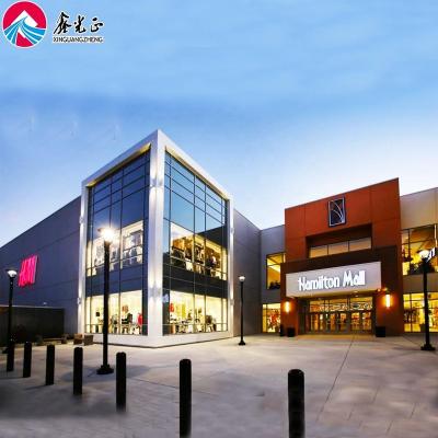 China House steel fabricated wholesale prefab steel structure metal construction building prefab shopping mall for sale