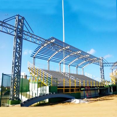 China Workshop truss steel frame prefabricated metal construction steel structure construction soccer stadium for sale