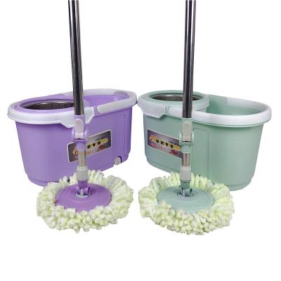 China Minimalist Easy Magic Floor Mop With Two Replace Microfiber Heads Easy Floor Mop for sale