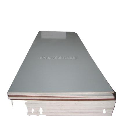 China 16mm 16.5mm HPL Modern Double Sided 17mm Glossy White Matte PLYWOOD For Israel for sale