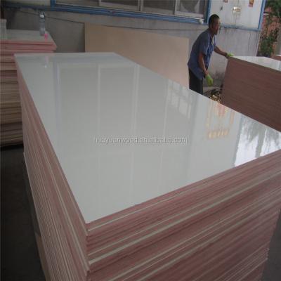 China 1220x2440x16mm Modern Solid Color Wood Grain HPL Formica Laminate Plywood Sheet for sale