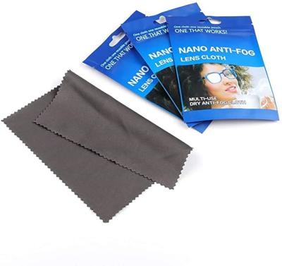 China Durable Effect Anti Fog Gone Fog Cloth For Glasses, Reusable Microfiber Cleaning Cloth Glass Cloth Anti Fog Anti Fog Device For Glasses for sale