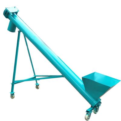 China Labor Saving Grain corn spiral conveyor, large hopper spiral elevator, vertical or inclined conveyor for grain loading for sale