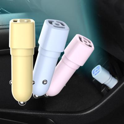 China Newest OEM Clean Air 2021 Factory Price Small Vehicle Indoor Home Room Ionizer Mini Car Air Purifier Smart Ion Air Filter for sale