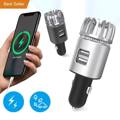 China Car Charging For Phones Mini Negative Ion Wholesale Auto Car Air Purifier Ionizer Maker Smart Air Cleaner For Smoke for sale