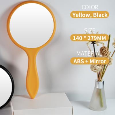 China Fashionable Lighted Beautiful Vendor Fancy OEM Unbreakable Compact Customized Hand Mirror Make Up for sale