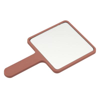 China Hot Selling Small Pocket Mirror Travel Lighted Handheld Mirror With Handle Pocket Mirrors for sale