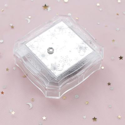 China High Quality Mini Transparent Square Shaped Eyelash Custom False Eyelash Storage Packaging Box Box Packaging Custom False Eyelash Storage Packaging Box for sale