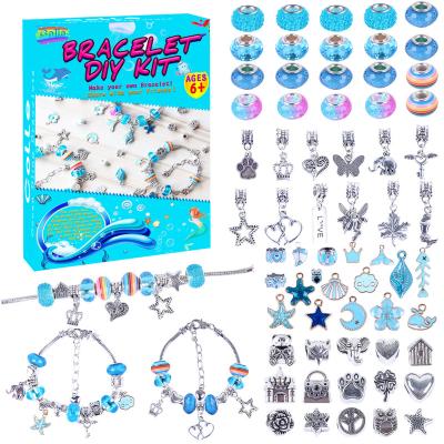 China Candygirl Fantasy Romantic Blue Ocean Charms Kids Bracelet Sets Ocean Bracelet Designer Charms For DIY Bracelet for sale