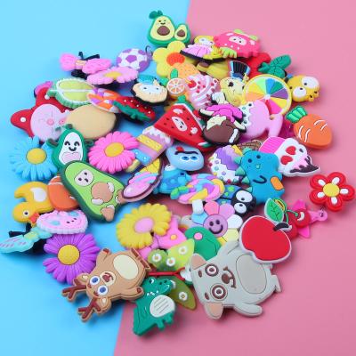 China Clog Charm Candygirls Fits Shoe Charms PVC Colg Shoes Decoration 60 Pcs Packing For Kid Gifts for sale