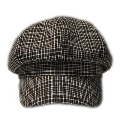 China Wholesale Octagonal Retro Summer Korean Version Children's Fashion Plaid Spring And Plaid British Beret Beret for sale