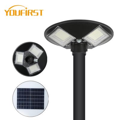 China Outdoor Waterproof Garden Park UFO Round Led Street Light Solar Collector Garden Light for sale