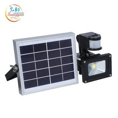 China High Quality Garden Smart With Motion Sensor 10w 20w 30w Solar Flood Light for sale