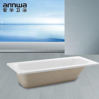 China Foshan Bathroom Low Price Acrylic Cheap Freestanding Soaking Bathtub For Hotel for sale